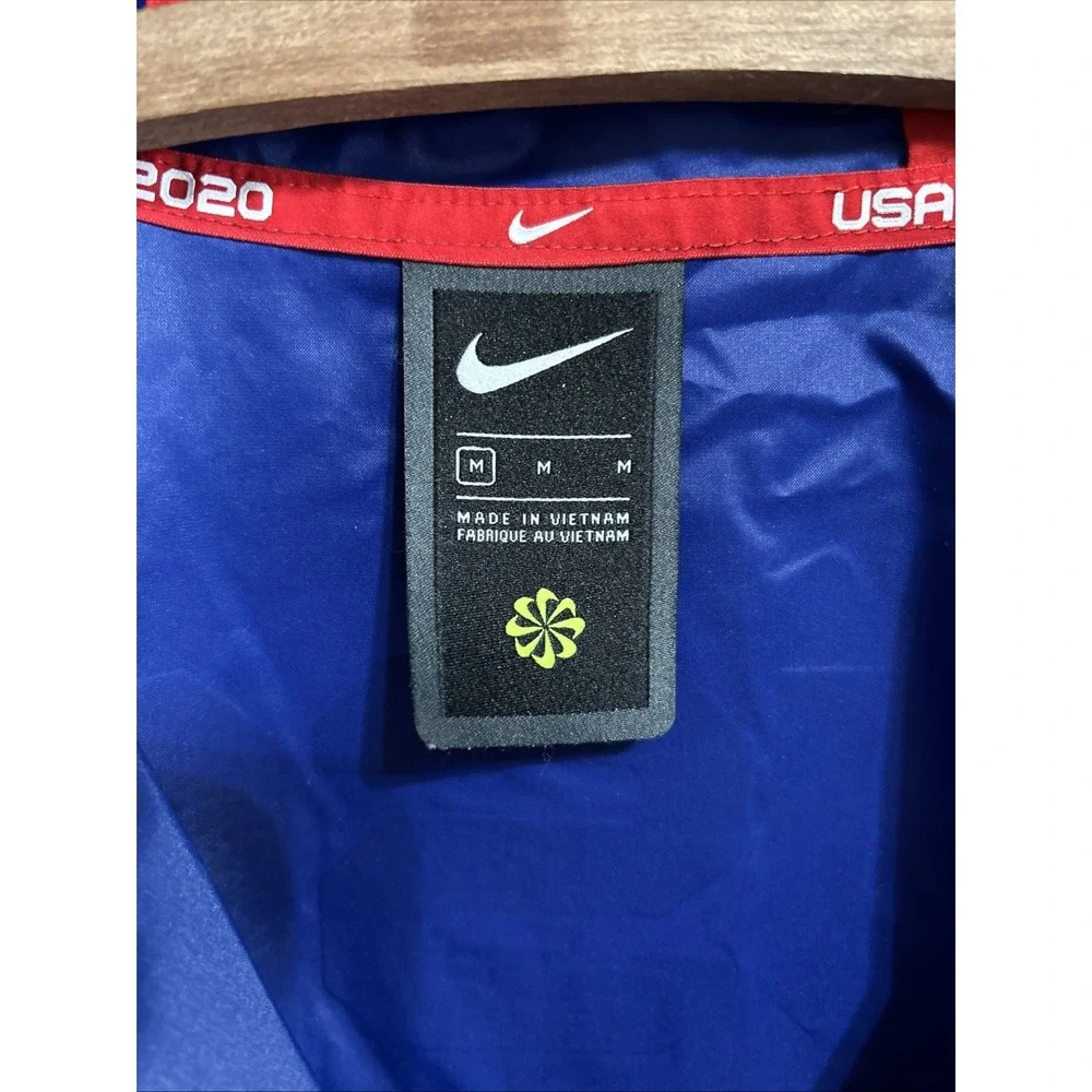 Nike Team USA 2020 Olympic Windrunner Nylon‎ Jacket Hooded Women's Medium Flag